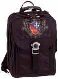 TAKE IT EASY Schulrucksack Coat of Arms schwarz