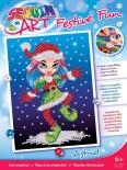 Sequin Art Bastel-Set Pailletten Steckbild Weihnachten Elfe Astrid