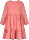 Happy Girls Mädchen Kleid Kinderkleid Volant rosewood