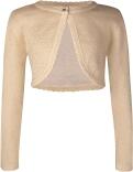 Happy Girls Kinder Glitzer Bolero festlich gold