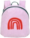 Lässig Kindergartenrucksack Mini Cord Rainbow lila