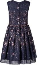 Happy Girls Kinderkleid festlich Stars blau