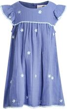 Happy Girls Kinderkleid Sommerkleid Stickerei Blumen jeans blau