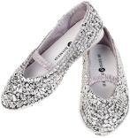 Kinderschuhe Ballerinas Lily Pailletten silber