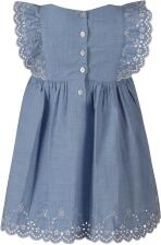 Happy Girls Kinderkleid Sommerkleid mit Lochstickerei blau