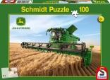 Schmidt Puzzle 100 Teile John Deere Mähdrescher