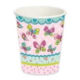 Kinder-Partybecher Schmetterlinge Butterflies