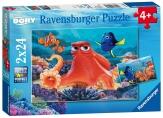 Ravensburger Puzzle 2x24 Findet Dory