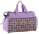 TAKE IT EASY Sporttasche für Kinder Plaid lila