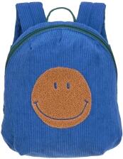 Lässig Kindergartenrucksack Mini Cord Smile blau