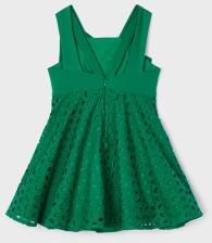 mayoral Mädchen Kleid Sommerkleid Lochstickerei grün