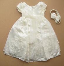 ceci kid festliches Babykleid Taufkleid Maria ivory