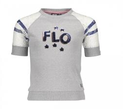 Like Flo Kinder Mädchen Shirt mit Spitzenärmeln