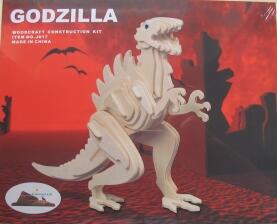 Iden Holzbausatz Godzilla