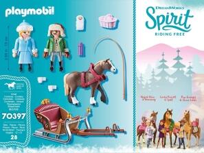 Playmobil 70397 Spirit Riding Free Winterliche Schlittenfahrt