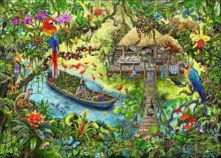 Ravensburger Kids-Puzzle Exit 368 Teile Die Dschungelexpedition