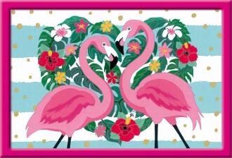 Ravensburger Malen nach Zahlen Flamingos