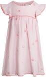 Happy Girls Kinderkleid Sommerkleid Stickerei Blumen rosa