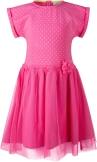 Happy Girls Kinderkleid Sommerkleid Jersey mit Tüllrock pink